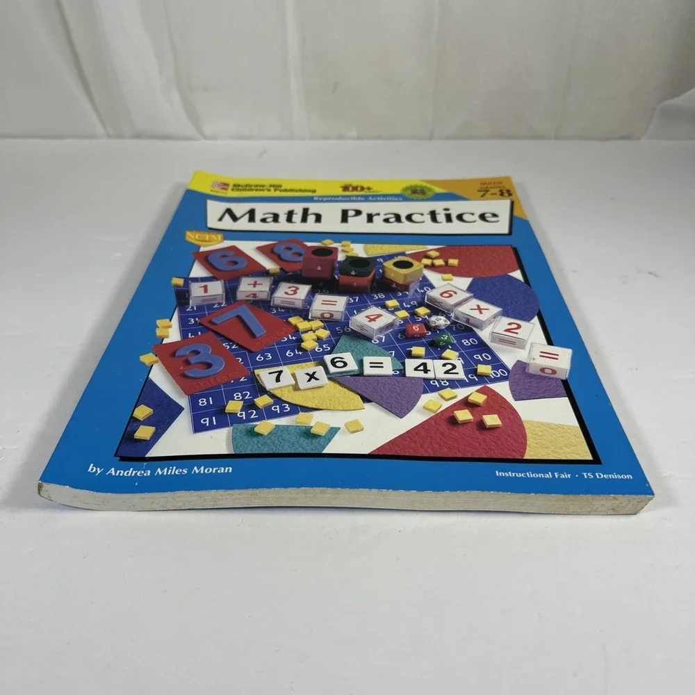 Math Practice Grades 7-8 The 100 SeriesTM Paperback Unused